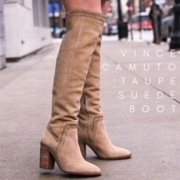Vince Camuto “Madolee” Over the Knee Suede Leather Boot Sz 6M - Picture 13 of 15